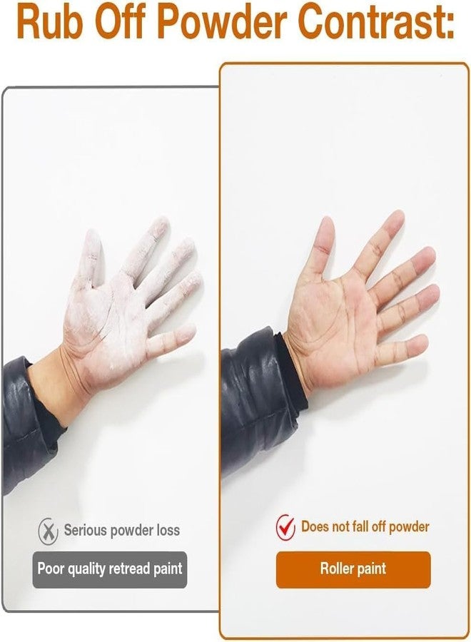 TEKCOOL بكرة طلاء لإصلاح الجدران من TEKCOOL، أداة تنظيف منزلية، طلاء لاتكس مائي، تجديد ذاتي مع بكرة، بكرة طلاء متعددة الوظائف للشقوق، حل إصلاح الجدران، بكرة طلاء (500 غرام) - Image 5